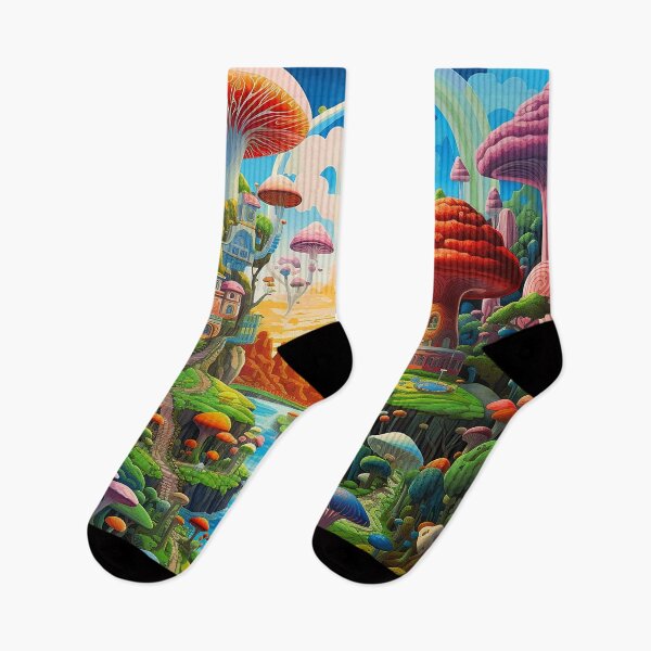 Item preview, Colorful surreal land designed and sold by Aganona.
