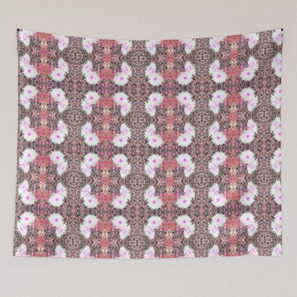Item preview, Michaelmas Daisies Photo Pattern Pink designed and sold by vallisrowe.