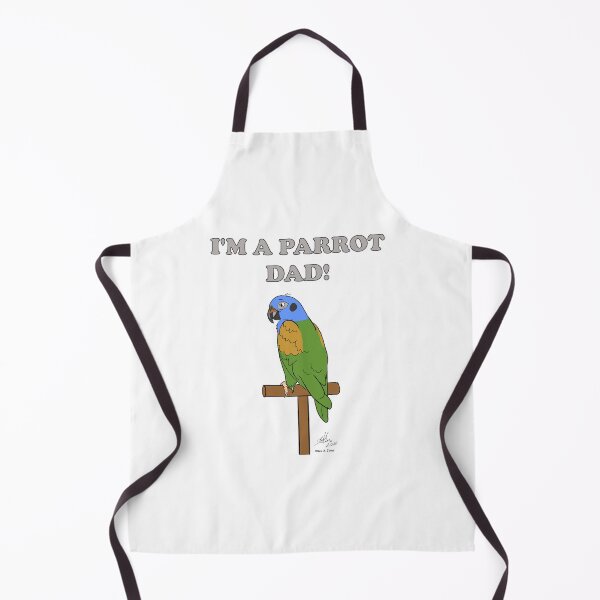 Item preview, I'm a Parrot Dad - Blue Headed Pionus designed and sold by Laughing Parrot Studio.
