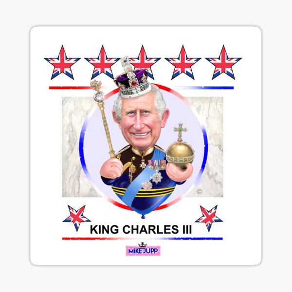 King Charles III Sticker