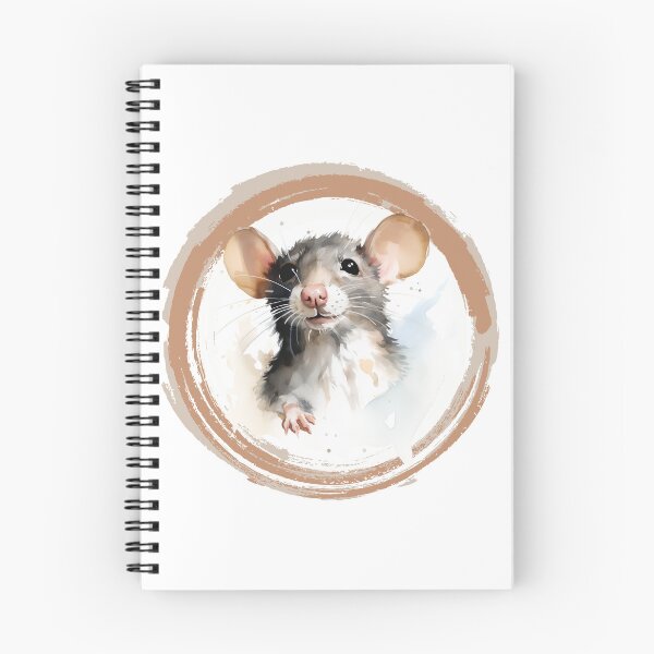 Artikelvorschau, Aquarellratte, Pelzratte entworfen und verkauft von Lil-Satu.