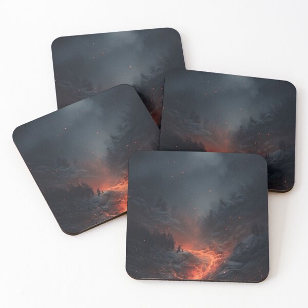 Item preview, Volcano Fire Between Rocks  designed and sold by FireFXStudio.