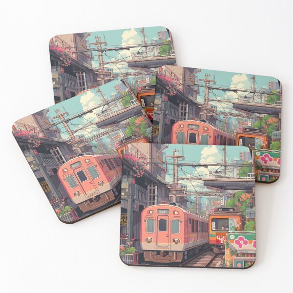 Item preview, a train next to buildings designed and sold by jesusmelan.