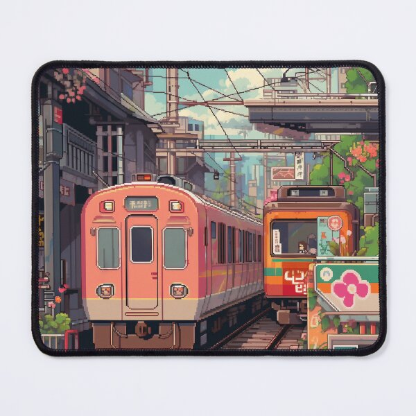 Item preview, a train next to buildings designed and sold by jesusmelan.