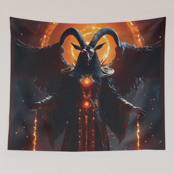 Item preview, Fiery Baphomet in Orange designed and sold by AtithasosTragos.
