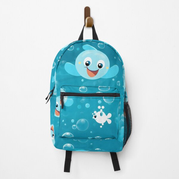 Item preview, Smiling blue bubbles underwater designed and sold by VisualFeeling.
