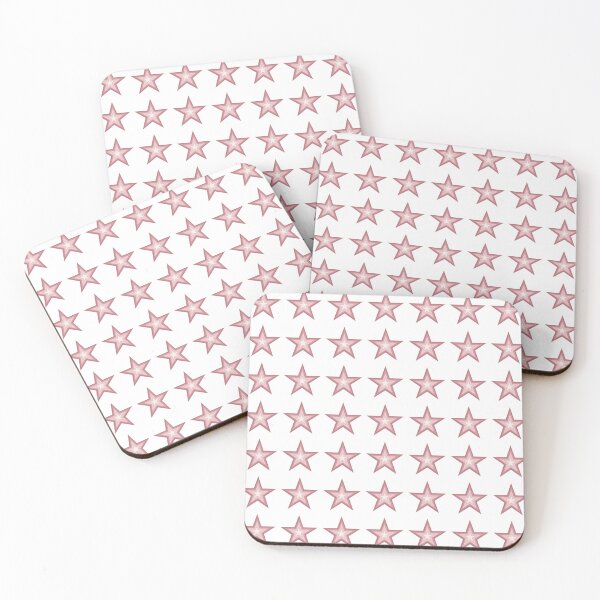 Item preview, Pink stars pattern  designed and sold by Ana Gorozpe.