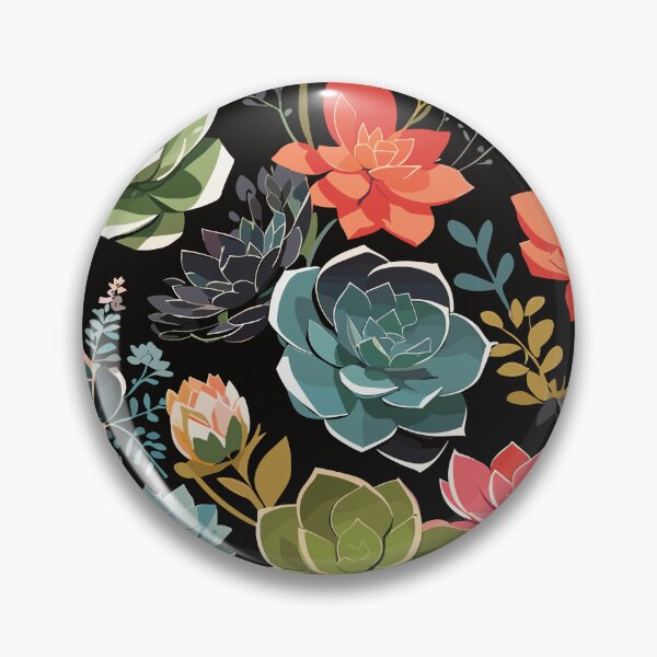 Item preview, Fantastical Succulent Pattern Colorful Plants designed and sold by GlobalDesigns-.
