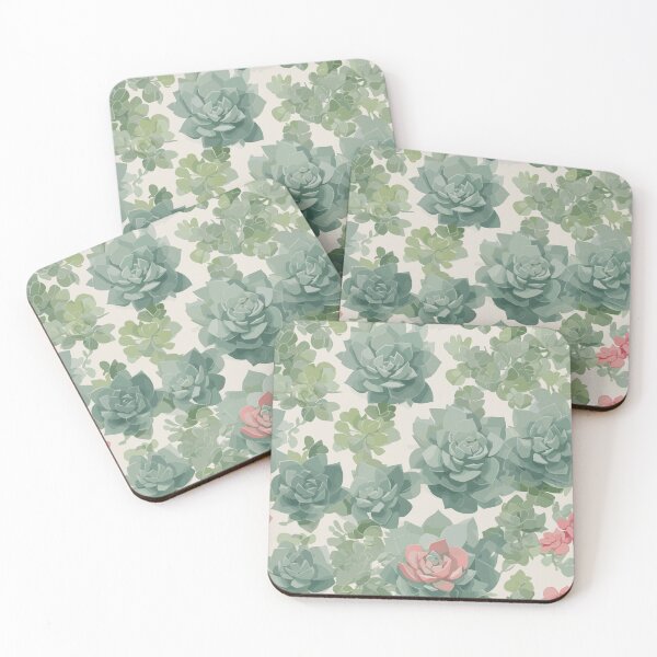 Item preview, Beautiful Succulent Pattern Colorful Plants designed and sold by GlobalDesigns-.