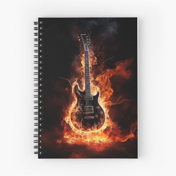 Item preview, Burning Guitar  designed and sold by FireFXStudio.