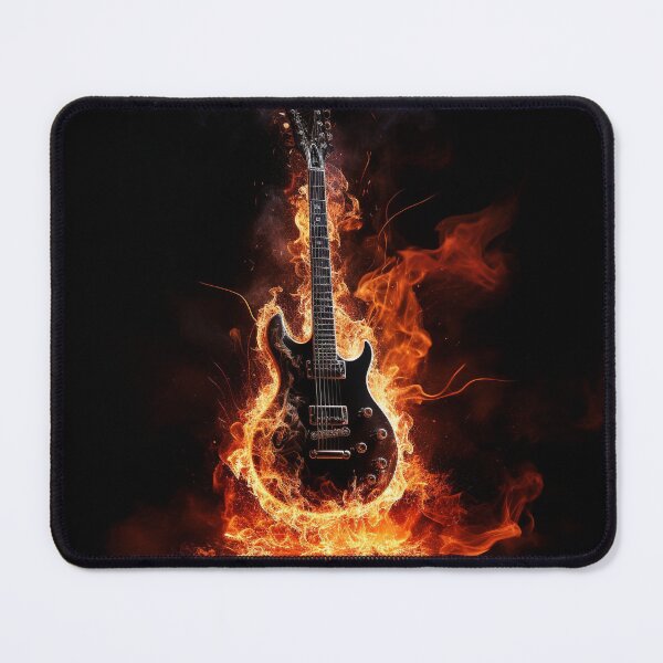 Item preview, Burning Guitar designed and sold by FireFXStudio.