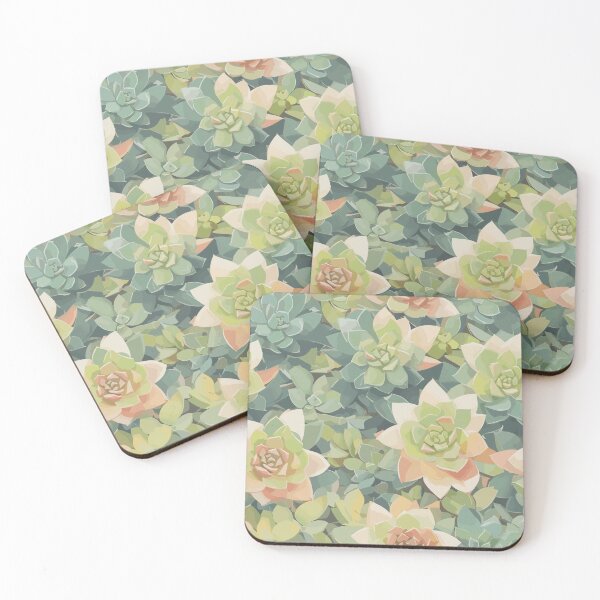 Item preview, Succulent Pattern Colorful Plants designed and sold by GlobalDesigns-.