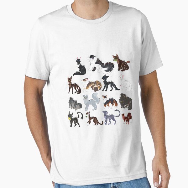 Vista previa del artículo con la obra «Thunderclan Medicine Cats», diseñado y vendido por Draikinator.
