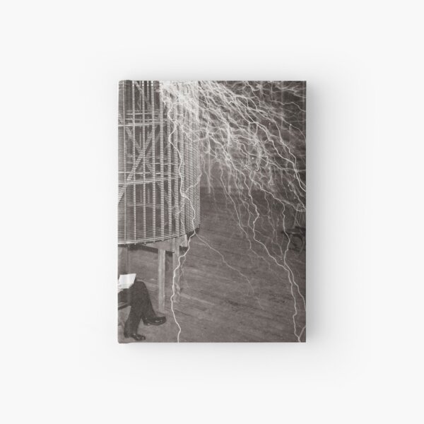 Nikola Tesla Hardcover Journal