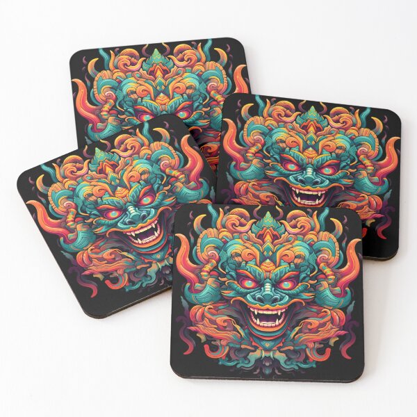 Item preview, Quetzalcoatl in Warm and Vibrant Colors designed and sold by InkedBeasts.