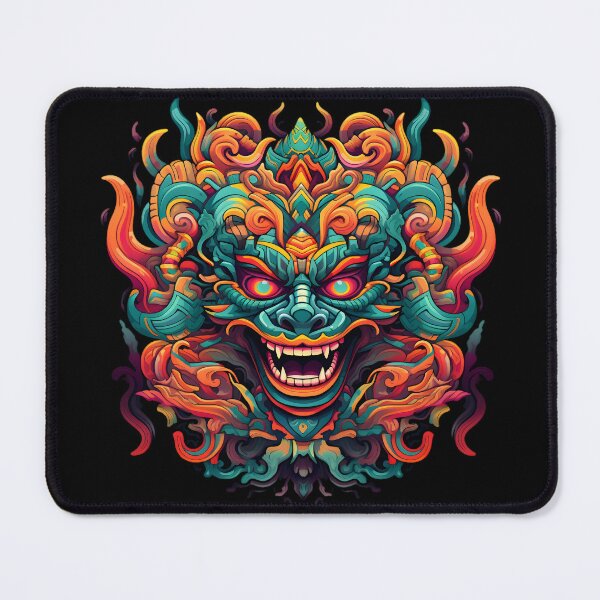 Item preview, Quetzalcoatl in Warm and Vibrant Colors designed and sold by InkedBeasts.