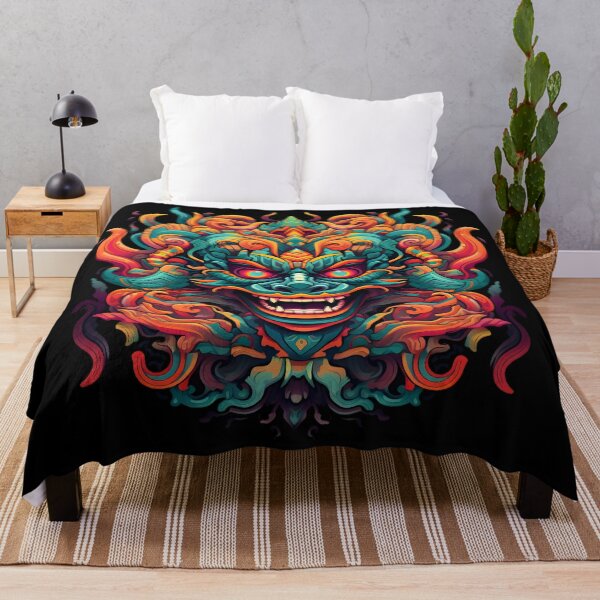 Item preview, Quetzalcoatl in Warm and Vibrant Colors designed and sold by InkedBeasts.