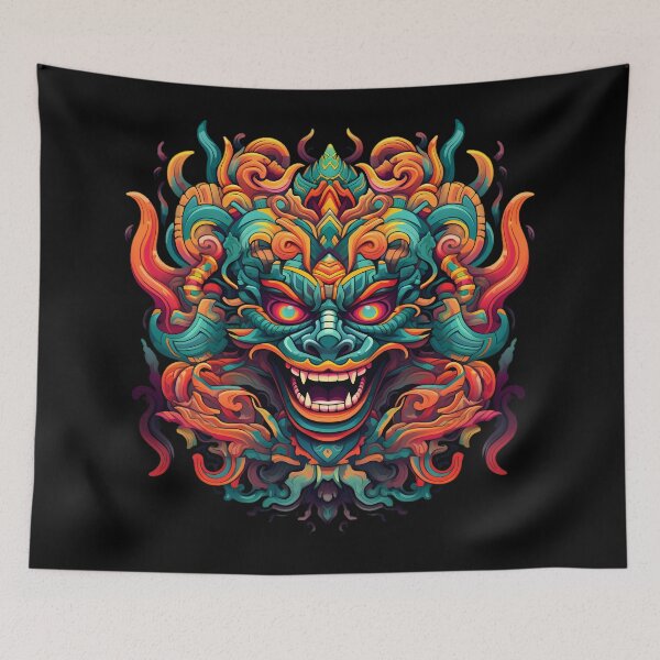 Item preview, Quetzalcoatl in Warm and Vibrant Colors designed and sold by InkedBeasts.