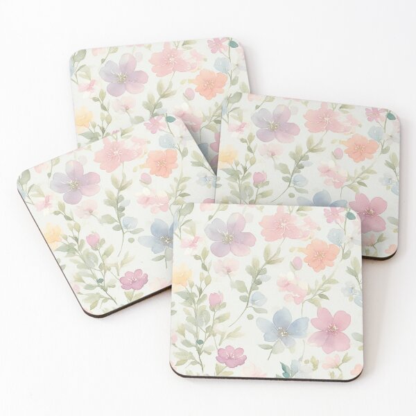 Artikelvorschau, Ruhige Aquarellblumen für eine friedliche Atmosphäre entworfen und verkauft von roon-ai.