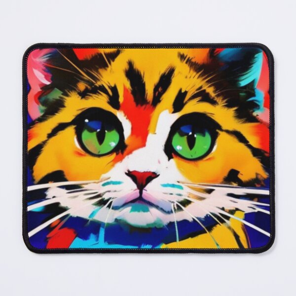 Item preview, FANTASY CAT MULTICOLORED designed and sold by inarausch2023.