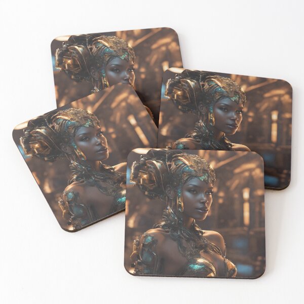 Item preview, Chocolate Cyber Woman designed and sold by floweringfemi9.