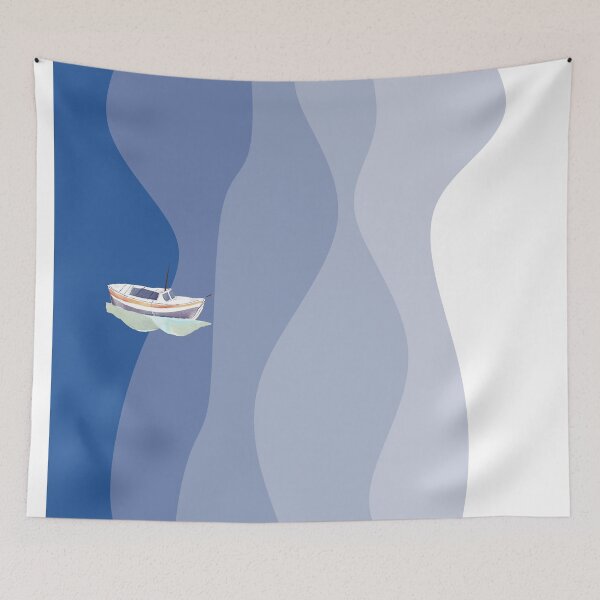 Item preview, ocean waves, sailboat designed and sold by teacherpeiyuan.