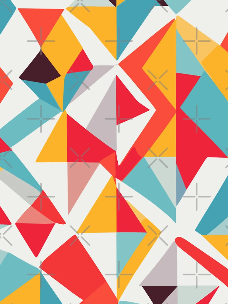 Thumbnail 5 of 5, iPhone Case, Geometric Colorful Pattern designed and sold by GlobalDesigns-.
