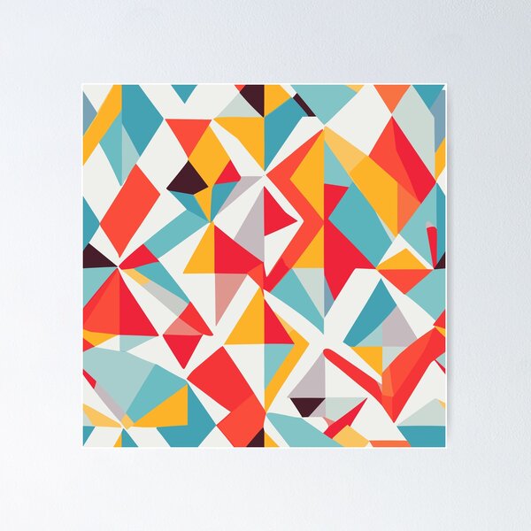 Item preview, Geometric Colorful Pattern designed and sold by GlobalDesigns-.