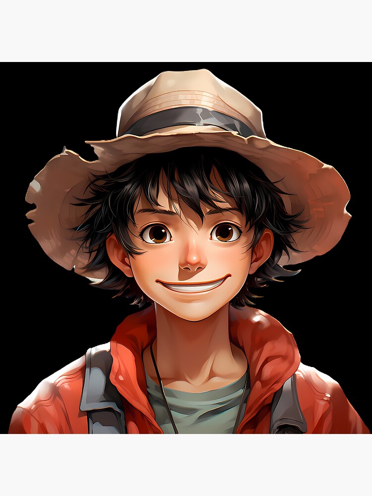 Reimagined Monkey D. Luffy from One Piece Postcard for Sale by