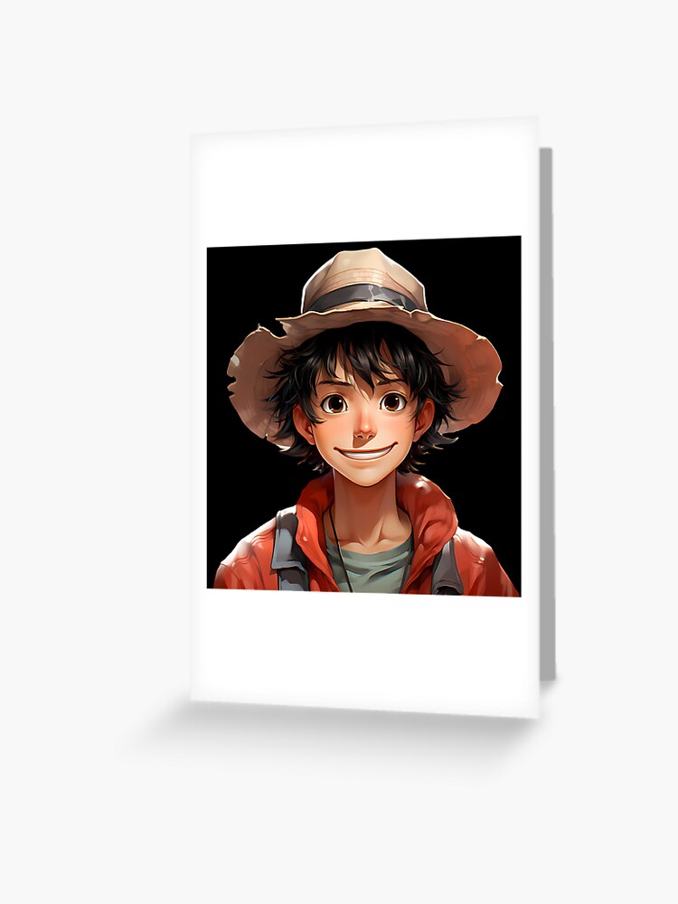 Reimagined Monkey D. Luffy from One Piece Postcard for Sale by