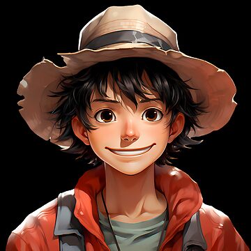 Reimagined Monkey D. Luffy from One Piece Postcard for Sale by