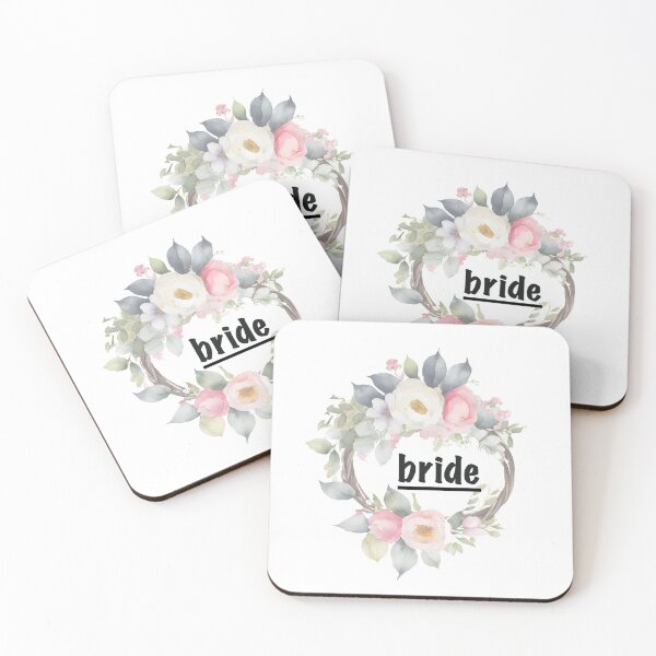 Item preview, Flower Crown WaterColor Bride designed and sold by kamc3453.