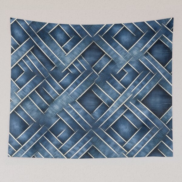 Item preview, Graphic Denim Wash Pattern  designed and sold by JD72shirtshop.