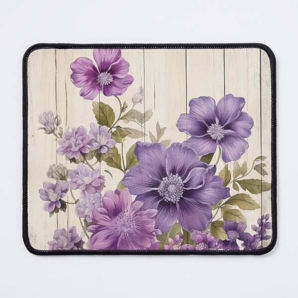 Item preview, Beautiful flowers on a light wooden background designed and sold by FlyingRaven1.
