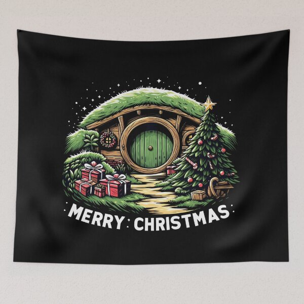 Artikelvorschau, Frohe Weihnachten Fantasy Home - Weihnachten entworfen und verkauft von Fenay Designs.