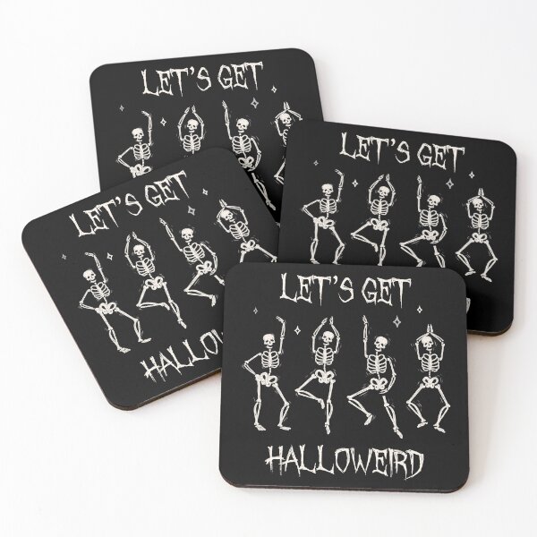 Item preview, Let's Get Halloweird - Halloween Skeletons designed and sold by artsyvectors.