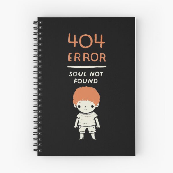 Item preview, 404 error - soul not found.  designed and sold by louros.