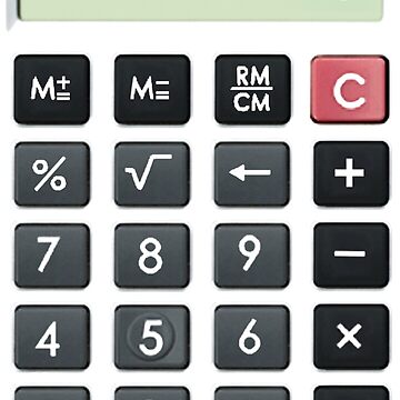 Cool Funny Calculator Party and Halloween Costume Design Graphic