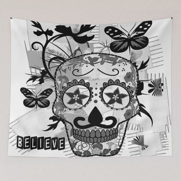 Item preview, FANTASY SKULL MEXICAN STYLE designed and sold by inarausch2023.