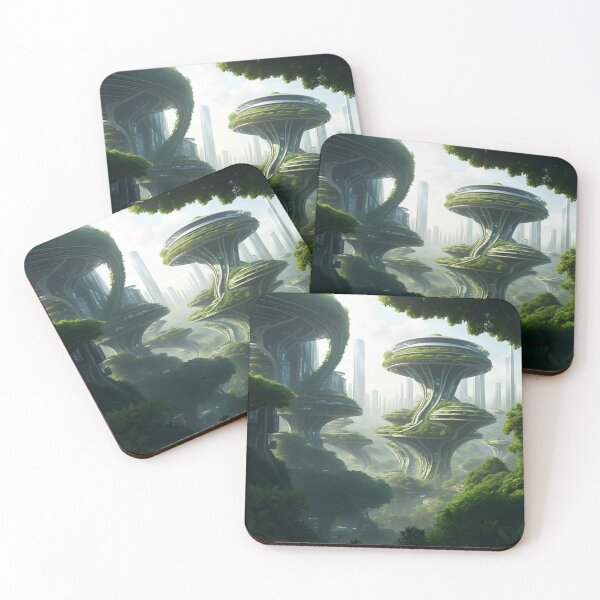 Item preview, green eco city designed and sold by etjcavas.