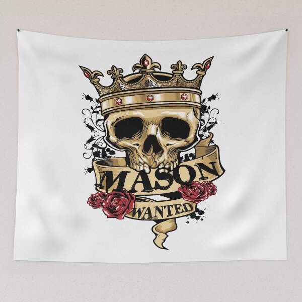 Item preview, Name Mason King of Skulls Wanted designed and sold by ProjectX23.