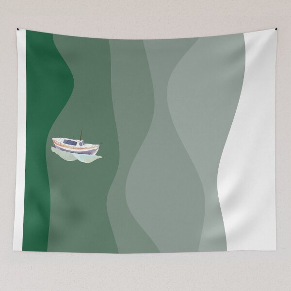 Item preview, ocean waves, sailboat designed and sold by teacherpeiyuan.
