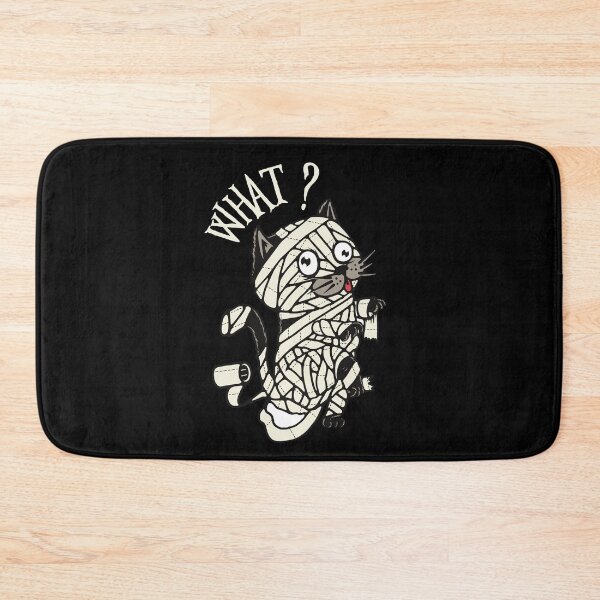 Item preview, Funny Mummy Cat Black Cat wrapped With Toilet paper designed and sold by rynnzz.