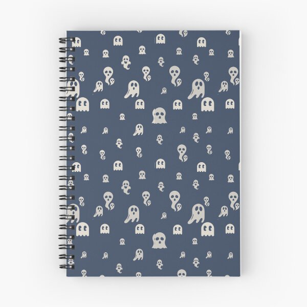 Item preview, Friendly Ghosts: Halloween Playful Pattern Navy Blue designed and sold by ara-designs.