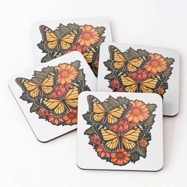 Item preview, Dia de los Muertos Mariposas - Earthy Tones and Soft Pastels designed and sold by InkedBeasts.