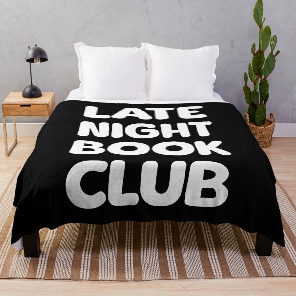 Item preview, Late Night Book Club Black And White designed and sold by PMCreative.