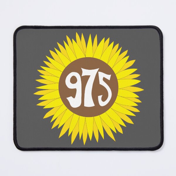 Item preview, Hand Drawn Missouri Sunflower 975 Area Code designed and sold by itsrturn.
