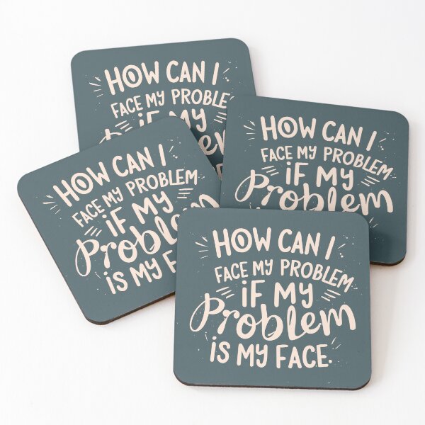 Item preview, How can I face my problem, if my problem is my face designed and sold by JadesignFang.