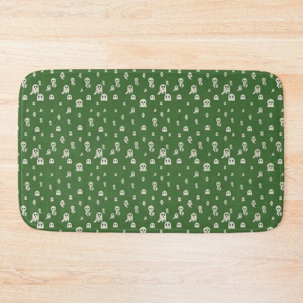 Item preview, Friendly Ghosts: Halloween Playful Pattern Green designed and sold by ara-designs.