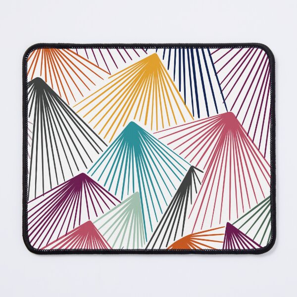 Item preview, Round abstract / mountains (white round/white background) designed and sold by MentaLee.